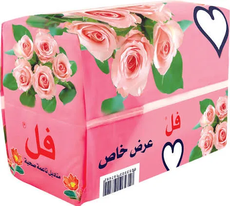 [1100040] مناديل فل احمر