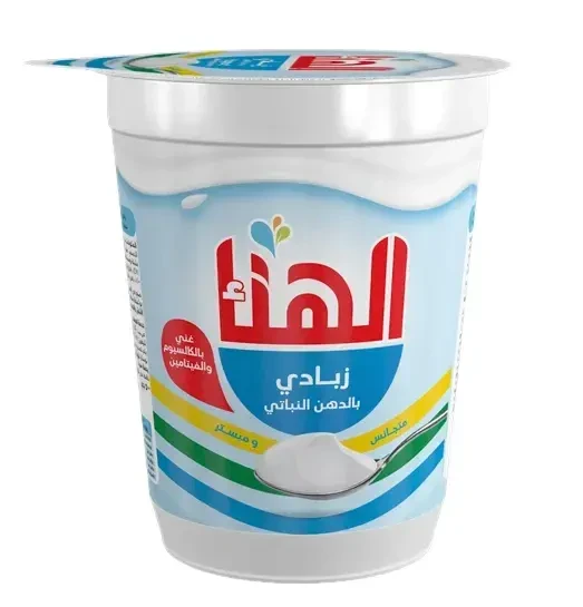 زبادي الهناء كبير 500 مل *12 حبة